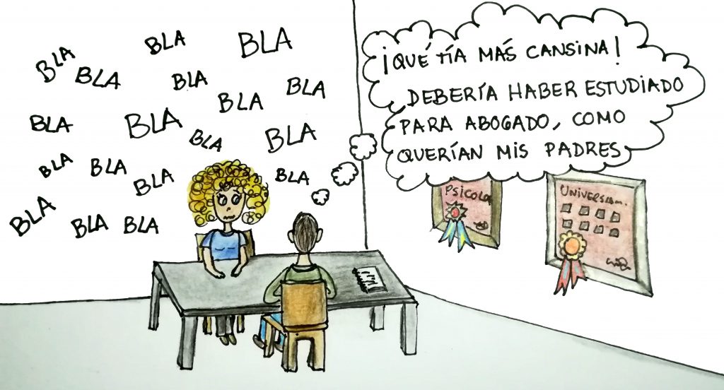 mala en el psicólogo