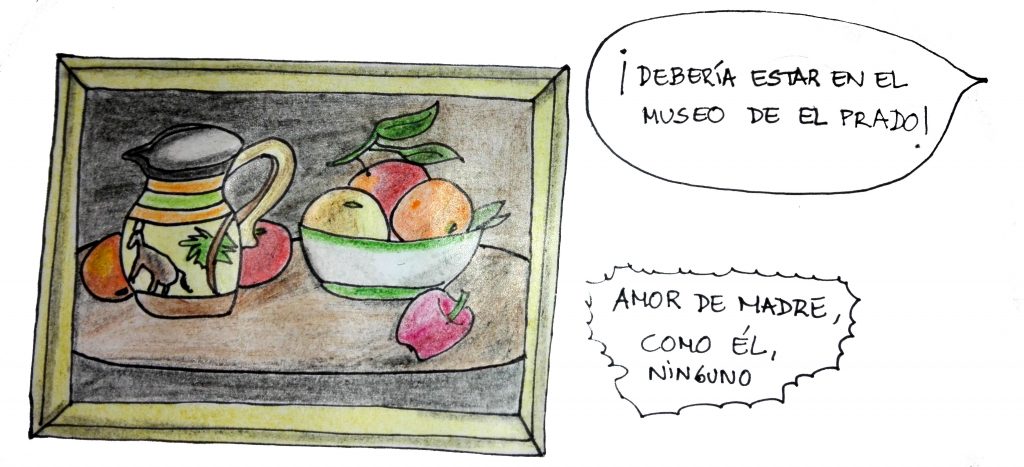 Dibujo de bodegón