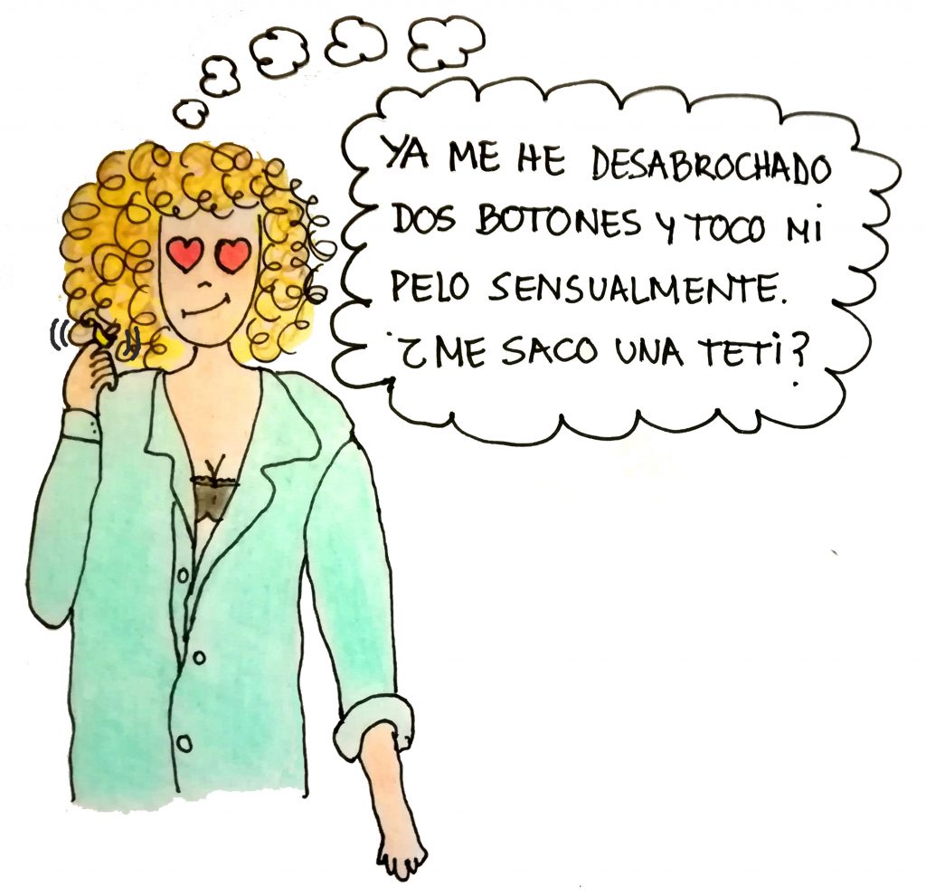 Mala de los Nervios seduciendo a su Costillo