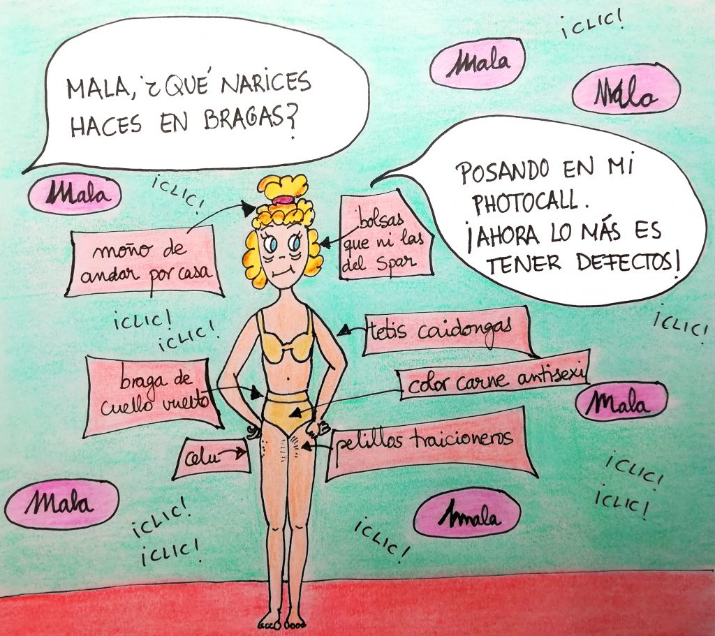 Mala posando desastrosa